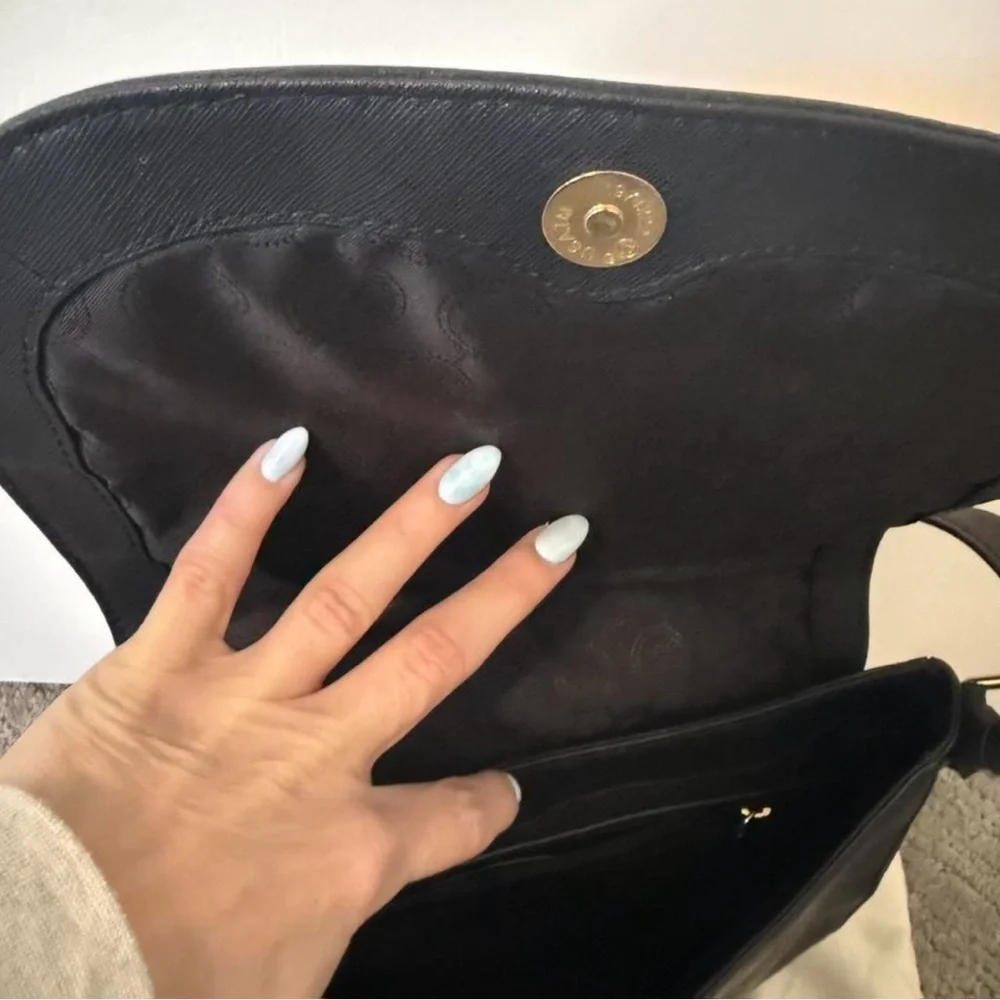 Michael Kors Black Saffiano Crossbody Bag